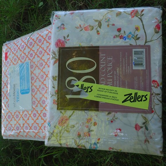 Canadiana - Vintage Zellers new Sheets for double/twin - Picture 2 of 6